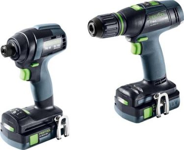 Festool Aparafusadora de impacto de bateria TID 18 C 3,1-Set T18