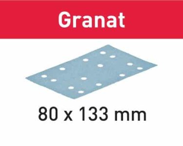 Festool Folhas de lixar STF 80x133 P80 GR/50 Granat