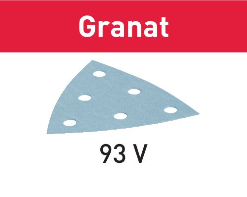 Festool Folha de lixa STF V93/6 P80 GR/50 Granat