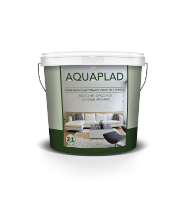 AQUAPLAD – Tinta Base Aquosa para Paredes e Tetos com Acabamento Mate