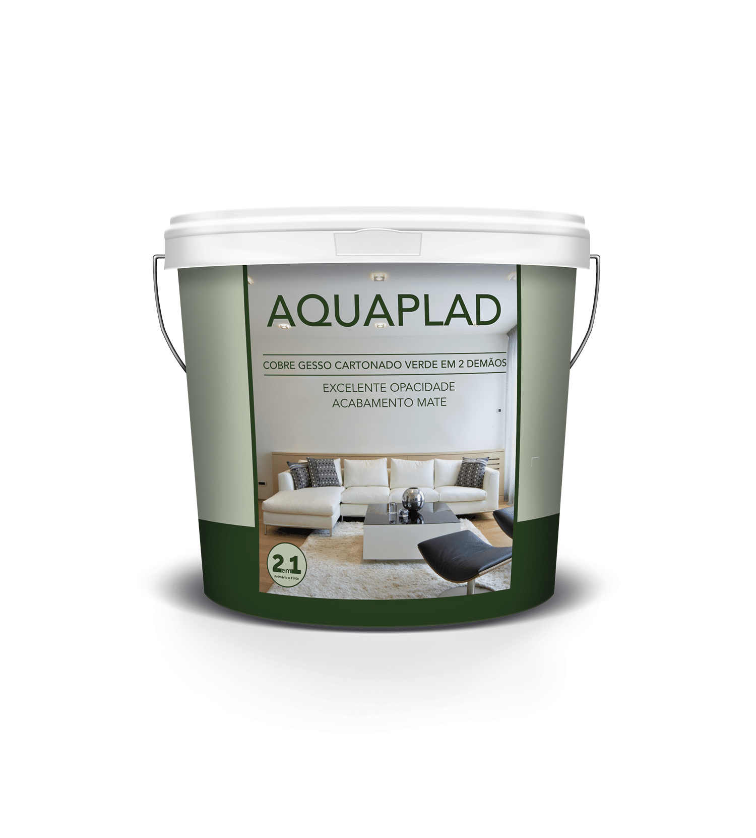 AQUAPLAD – Tinta Base Aquosa para Paredes e Tetos com Acabamento Mate